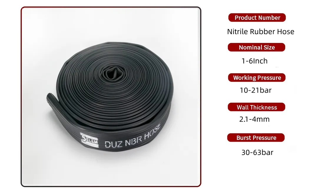 10-21bar W. P NBR Fire Hose