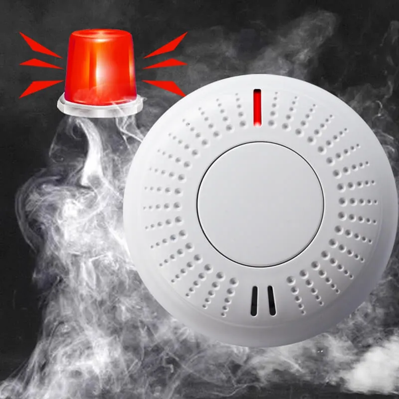 10 Years Lifetime Battery Stand Alone Smoke Detector Smoke Alarm Fire Alarm
