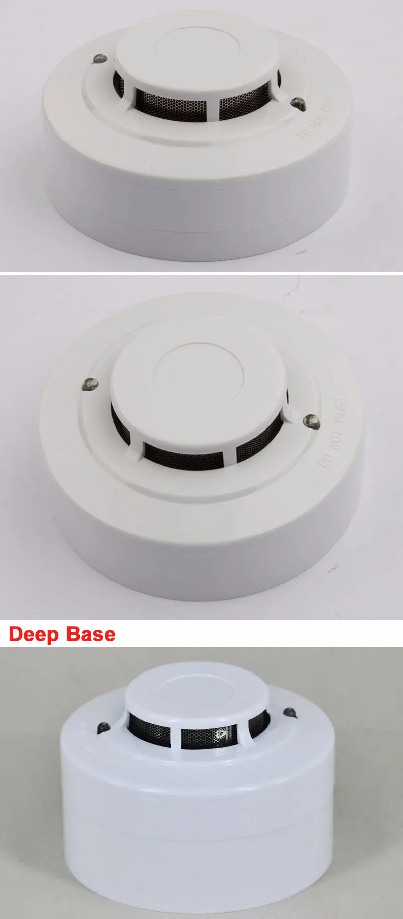 2/4 Wire Conventional Photoelectric Smoke Detector Electric Smoke Alarm UL