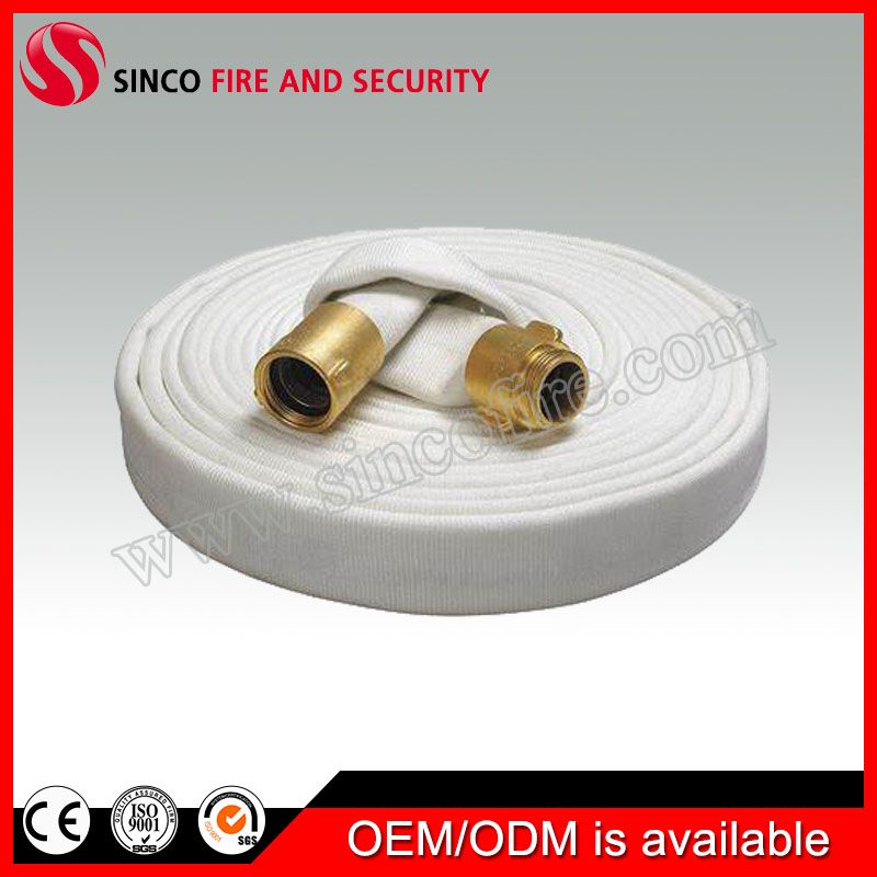 250 Psi White Polyester Fire Hose with Nh/Nst Hose Couplings