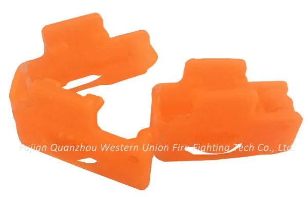 Automatic Fire Extinguishing System Sidewall Fire Sprinkler with Plastic Protection Frame