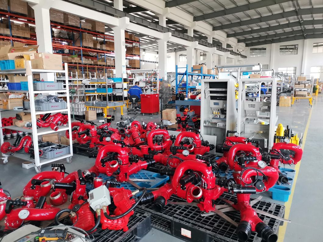 Automatic Infrared Tracking Fire Fighting Cannon System with Various Flow Rates