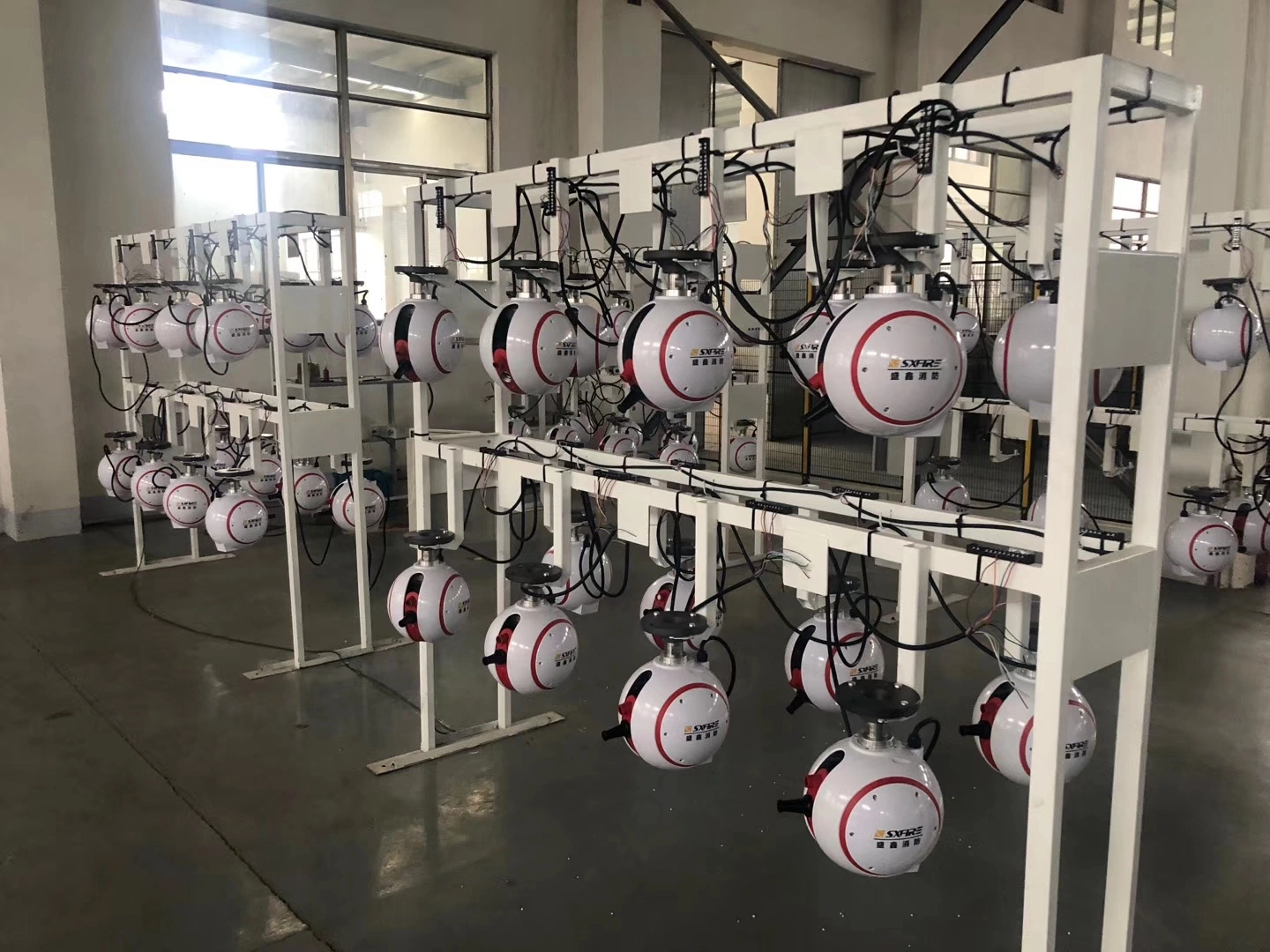 Automatic Infrared Tracking Fire Fighting Cannon System with Various Flow Rates