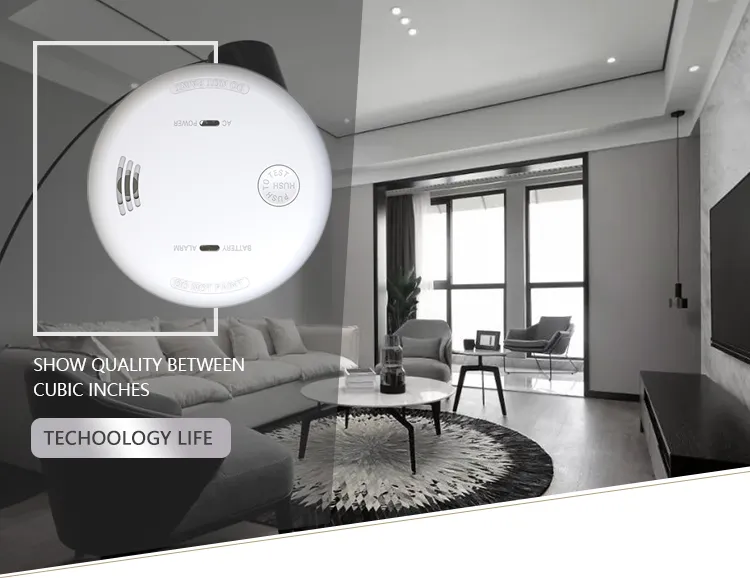 Bsi Approved AC Hard Wired Smoke Alarm DC9V