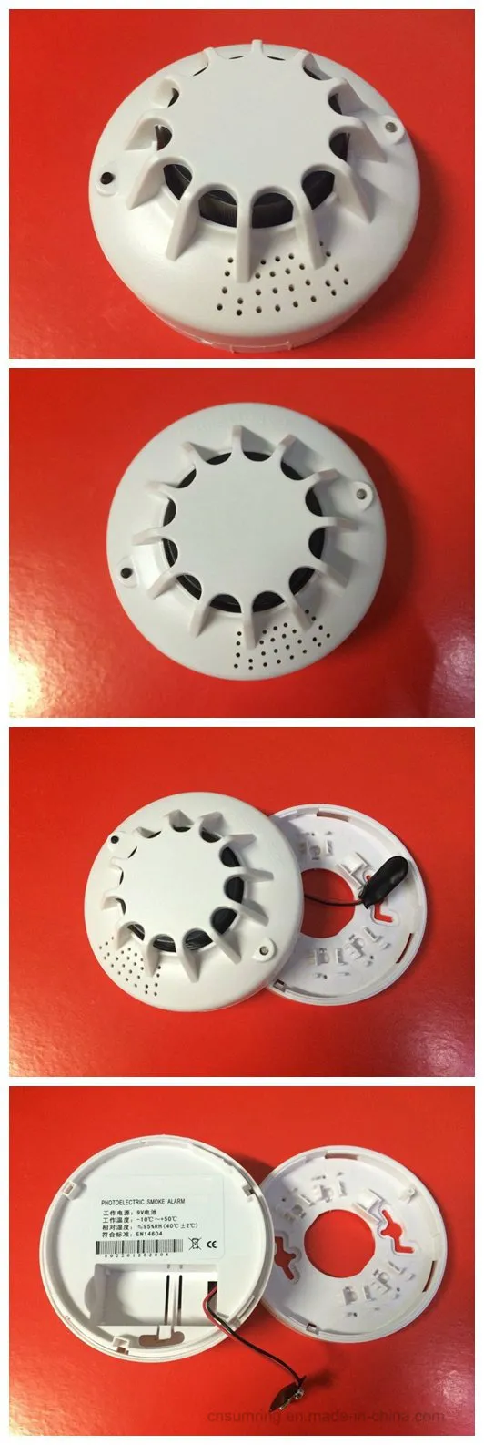 China Best Prices Wholesale 9V Battery Detector Fire Smoke Alarm