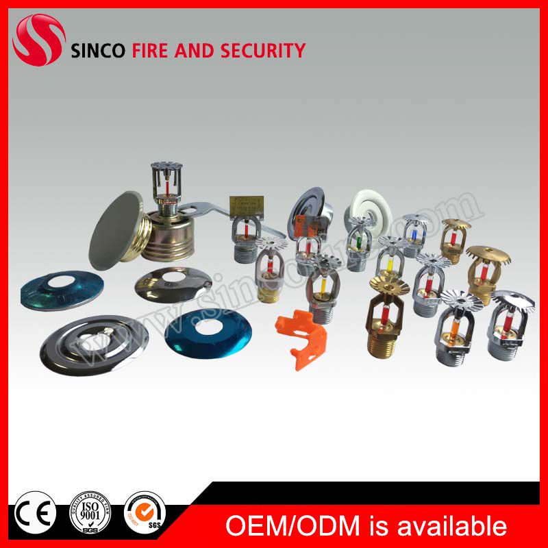 Chrome Finished Fire Fighting Sprinkler Head Used Fire Sprinkler Head