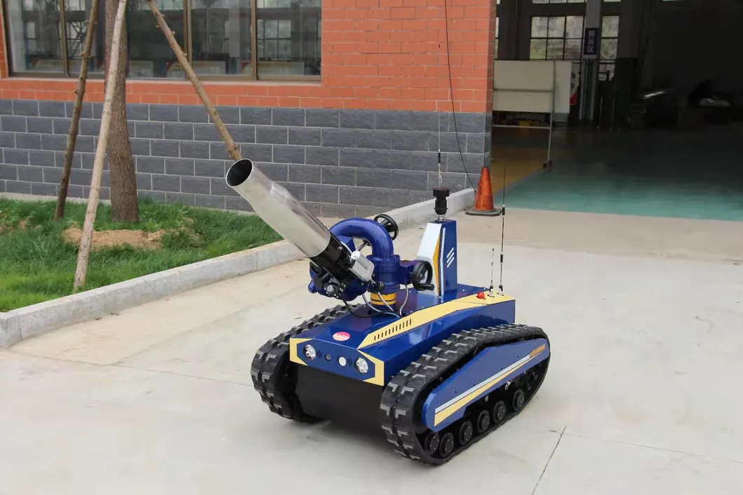 Electric Motor Fire Fighting Robot