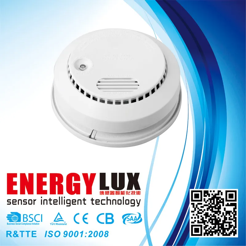 Es-S02 9V DC Battery Smoke Detector Alarm