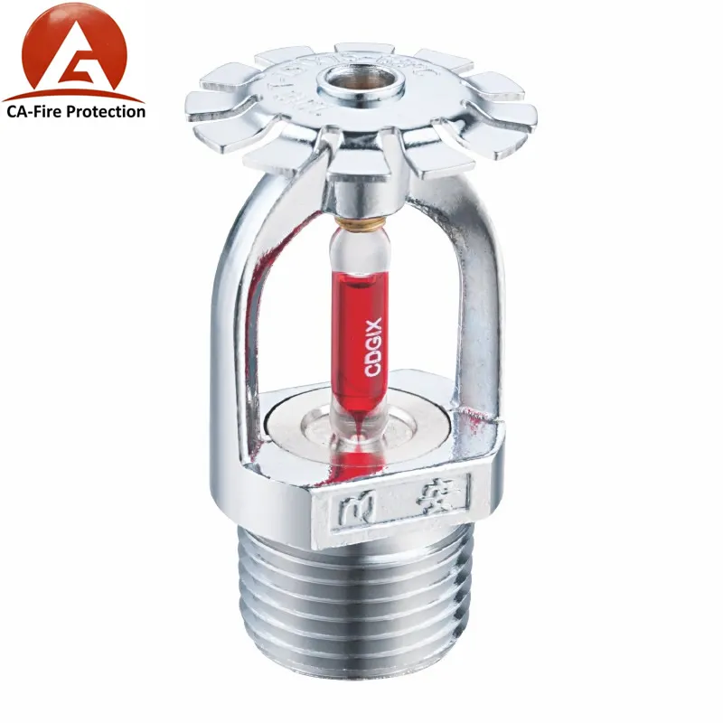 Fire Fighting System 1/2 3/4 Sprinkler Head with Plastic Cover