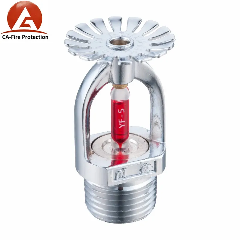 Fire Fighting System 1/2 3/4 Sprinkler Head with Plastic Cover