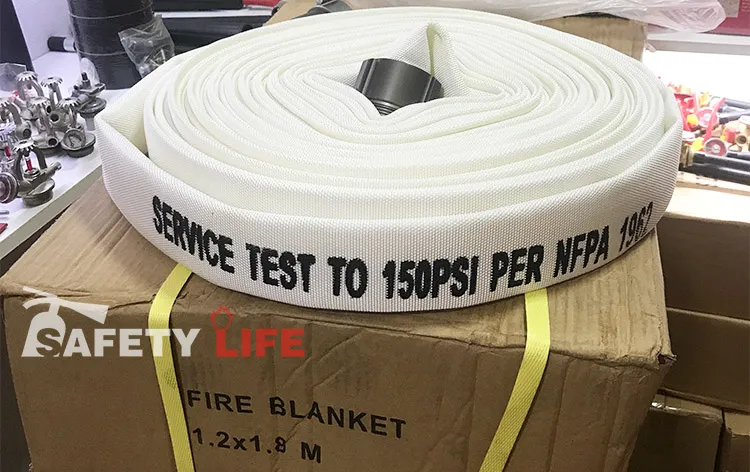 Fire Hose with Guillemin Coupling 100 Feet Nst Threaded Fire Hose