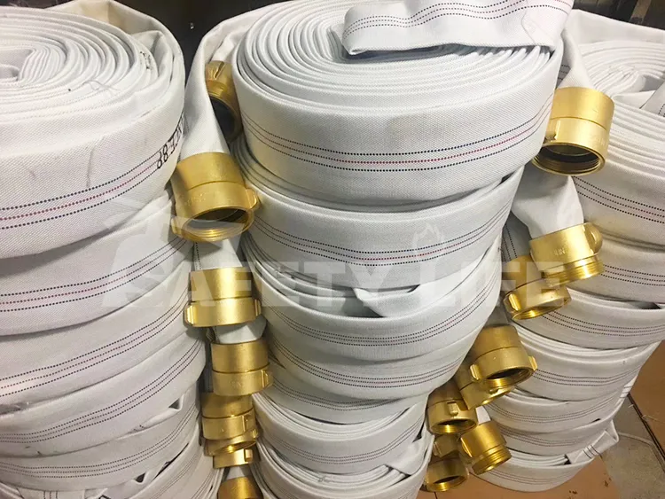 Fire Hose with Guillemin Coupling 100 Feet Nst Threaded Fire Hose