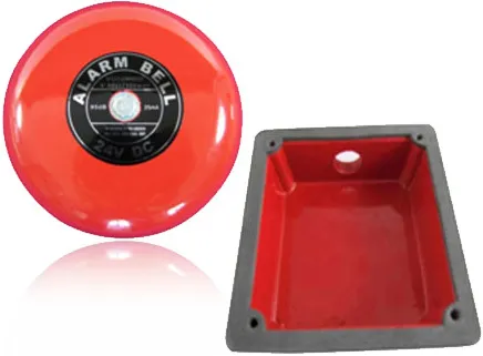Fire Protection System Red Color Alarm Bell