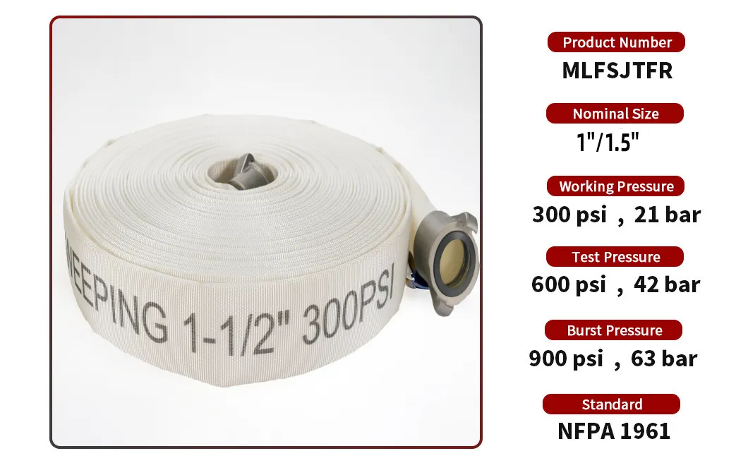 Forestry Fire Hose Coupled 4/1turn Threadless Couplings