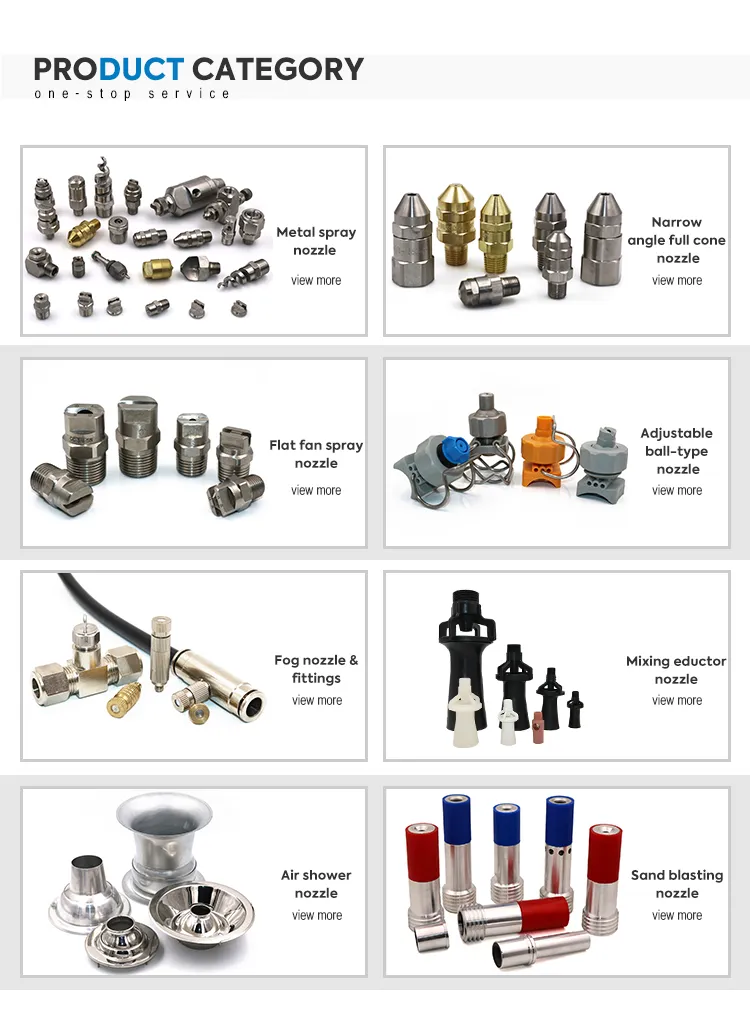 High Pressure Fire Fighting Fog Nozzle Close Type Water Mist Nozzle