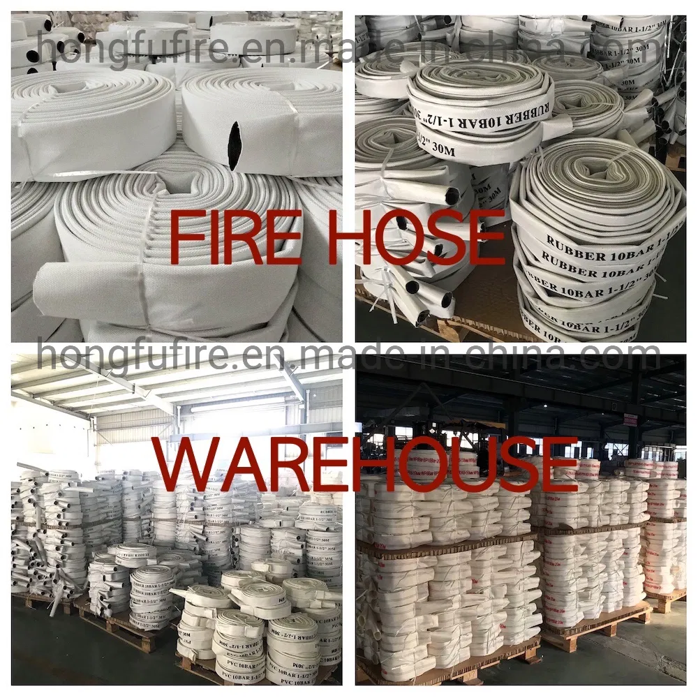 High Pressure PU Lined Fire Hose with Brass Nst Hose Coupling