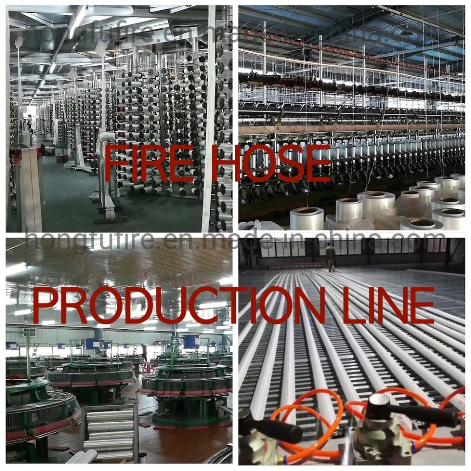 High Pressure PU Lined Fire Hose with Brass Nst Hose Coupling