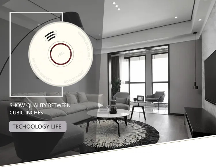 Jbe Battery Operated Photoelectric Smoke Fire Alarm