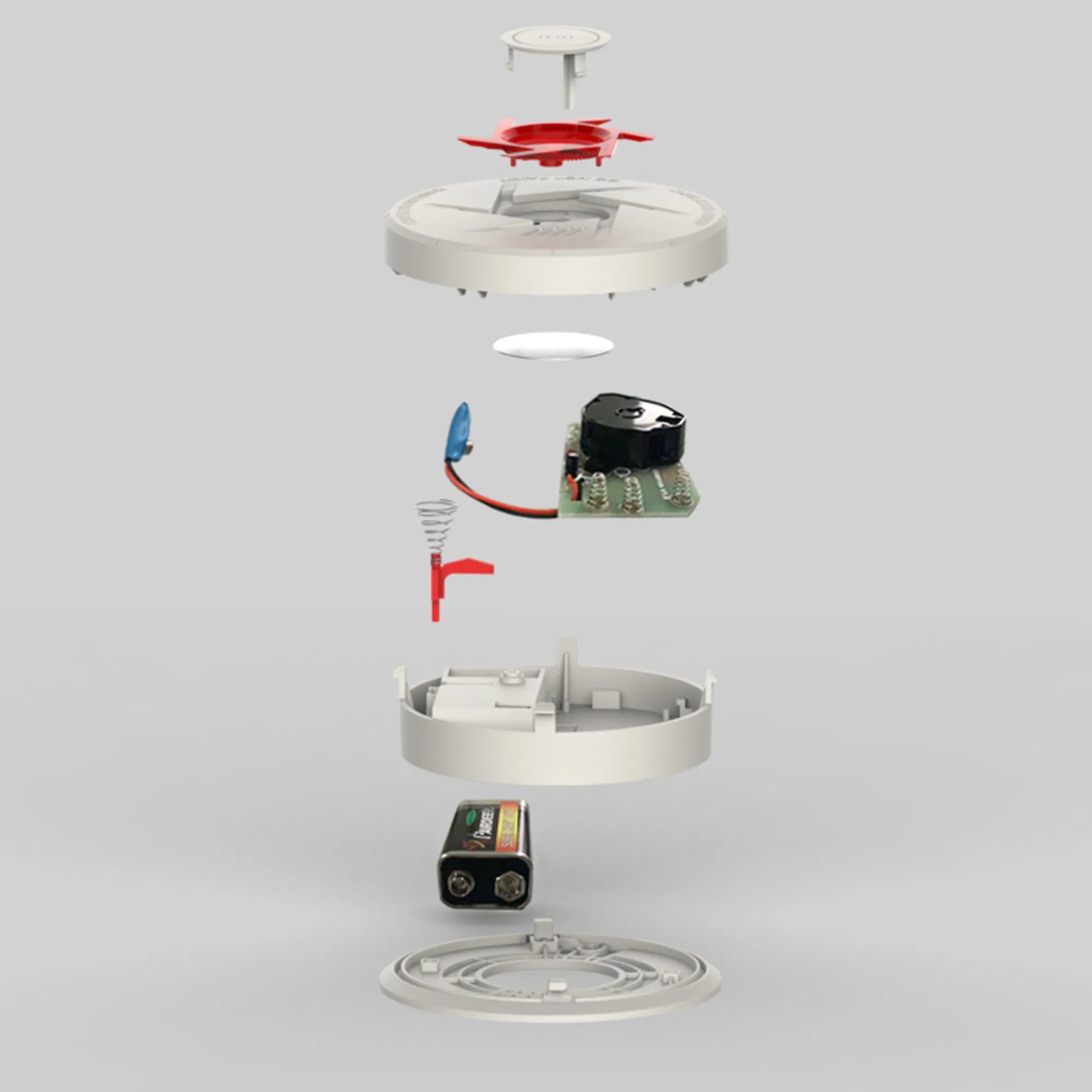 Jbe White European Standard DC9V Fire Alarm En14604