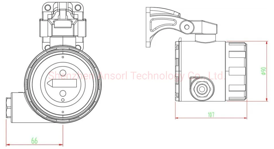 Manufacturer High Performance Fire UV-IR2 Industrial Flame Detector Price