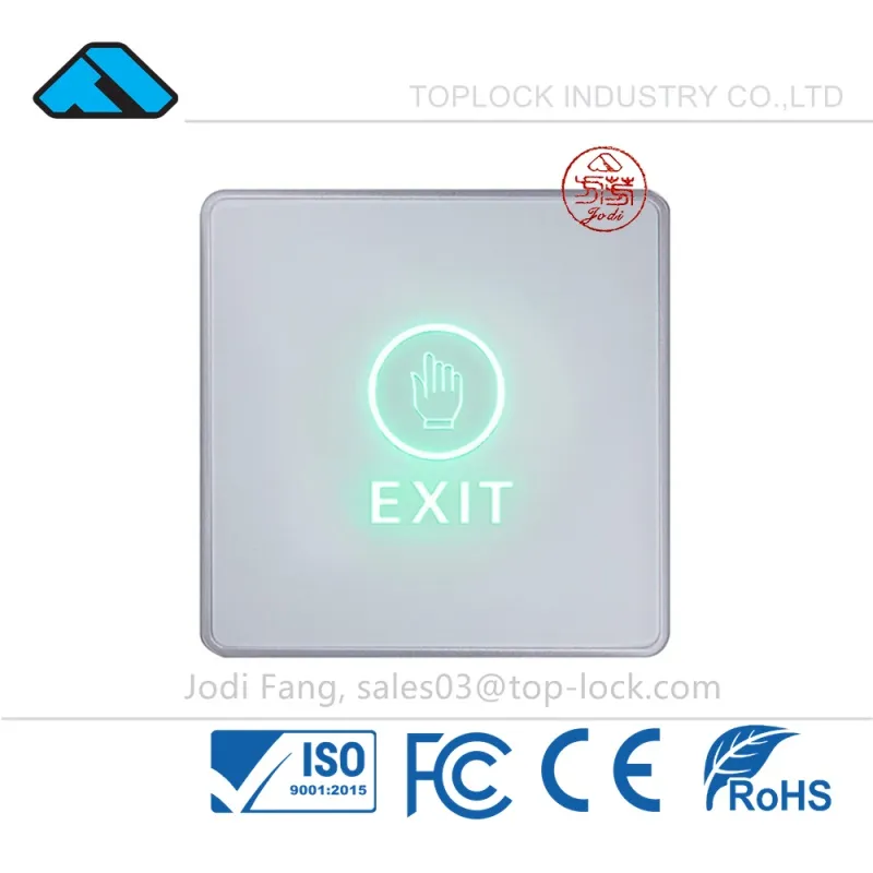 OEM ODM Access Control System Electrical Push Button Switch Touch Sensor Door Access Entry