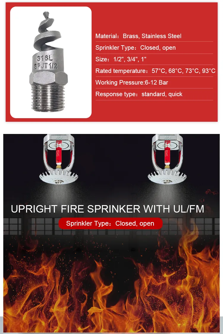 Pendent Dn20 Standard Response Fire Sprinkler for Fire Fighting