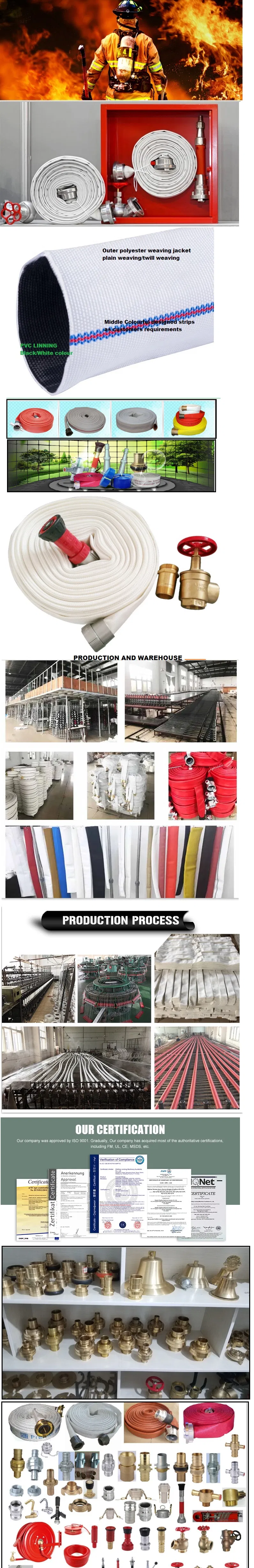 PVC Fire Hose with Storz/British/Machino Hose Coupling