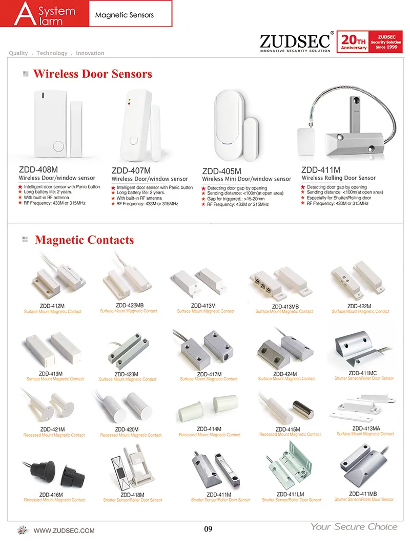 Smart House 2 in 1 Standalone Fire Alarm Detector Heat Smoke Detectors with 85dB Voice Alarm