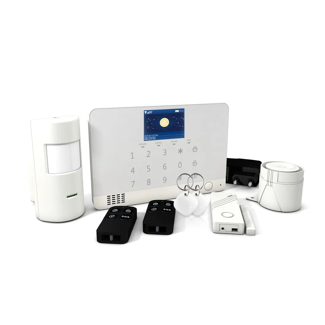 Smart Life Alarm 4G WiFi Intruder Alarm System Tuyasmart Security Alarm System, Smart Home Security Which Suppot Google Alexa and Ios