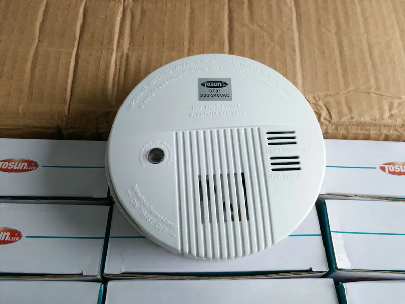 Smoke Alarm with Power Source DC9V/100-130VAC/220-240VAC