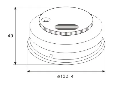 Smoke Alarm with Power Source DC9V/100-130VAC/220-240VAC