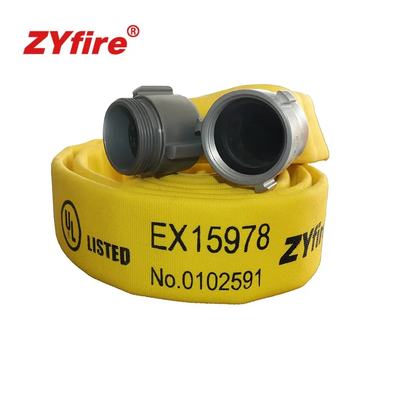 UL FM Certified Single Double Jacket EPDM PU Lining Fire Hose