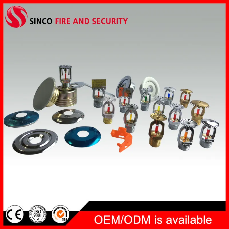 Upright/Pendent/Sidewall Glass Bulb Fire Sprinkler Head K5.6 Fire Fighting Sprinkler