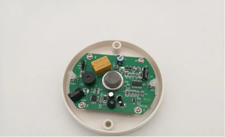 Wired Fire Alarm White Conventional Smoke Detector Alarm Sensor Smoke Alarm