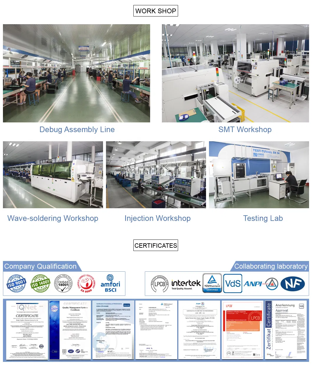 Wireless Online Fire Alarm Indoor Home Security Smoke Detector