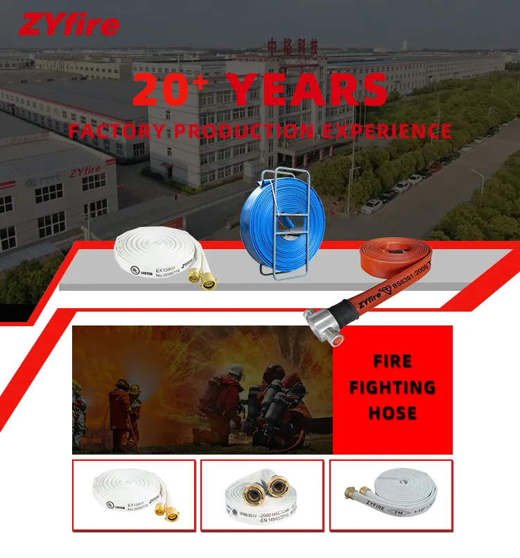 Zyfire 12inch 13bar Reliable Frac Water Transfer TPU Layflat Hose